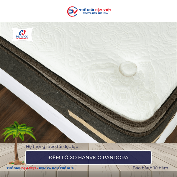 Đệm lò xo Hanvico Pandora 3